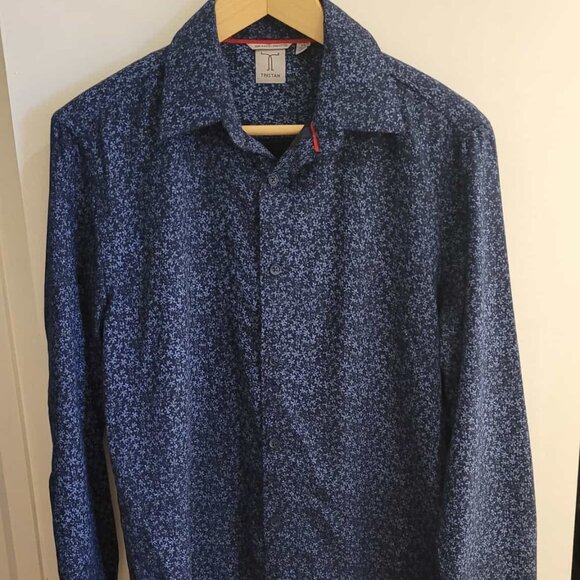 Tristan Men's Long Sleeve Button Down Shirt Size Small - Picture 1 of 4
